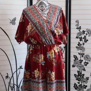 New York & Company Floral Romper